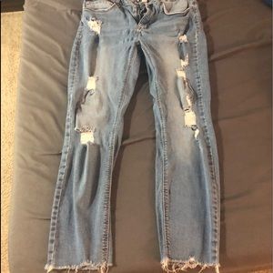 Denim distressed